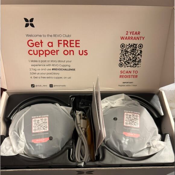 REVO The Original 4-in-1 Smart Cupping Therapy Massager Bundle NEW - Picture 10 of 11